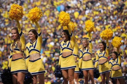 Michigan Cheerleader Is Going Viral Ahead Of Saturday’s Game